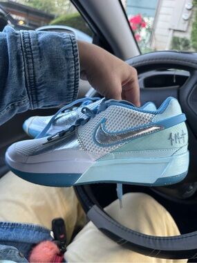 AUTHENTIC -  Nike Ja 1 GS All Star Glacier Blue FJ1266-400 size 6.5